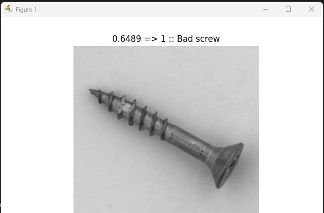 screw quality inspection